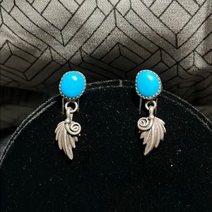 Silver and turquoise earrings